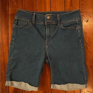 Blue Denim Shorts Wax Jeans Large